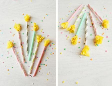 velas de papel para decorar cupcakes - toppers