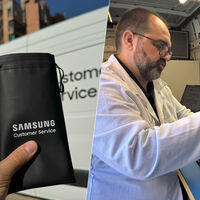 He estado dentro de la furgoneta de Galaxy Premium Repair: así funciona el servicio de Samsung que repara tu móvil en casa 