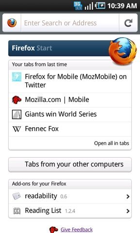 Firefox 4 Beta 2 para Android disponible para su descarga con notables mejoras