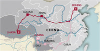 Tibet: tren de Beijing a Lhasa