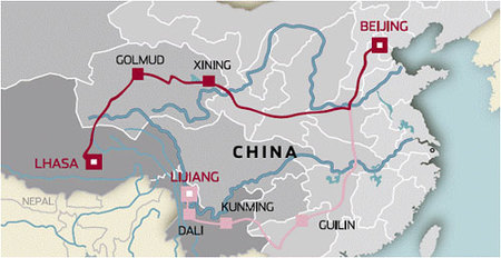 Tibet: tren de Beijing a Lhasa