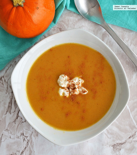 Crema de calabaza y manzana. Receta para el otoño
