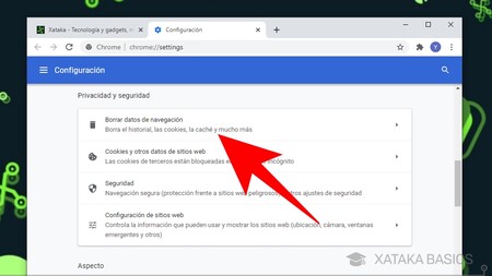 Borrar Datos Chrome