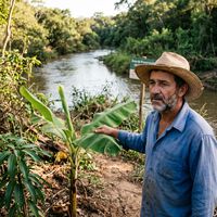 Produtor plantou pé de manga e banana na beira do rio da própria terra e levou multa: fiscal explica o detalhe na lei que proíbe fruto exótico em Área de Preservação 