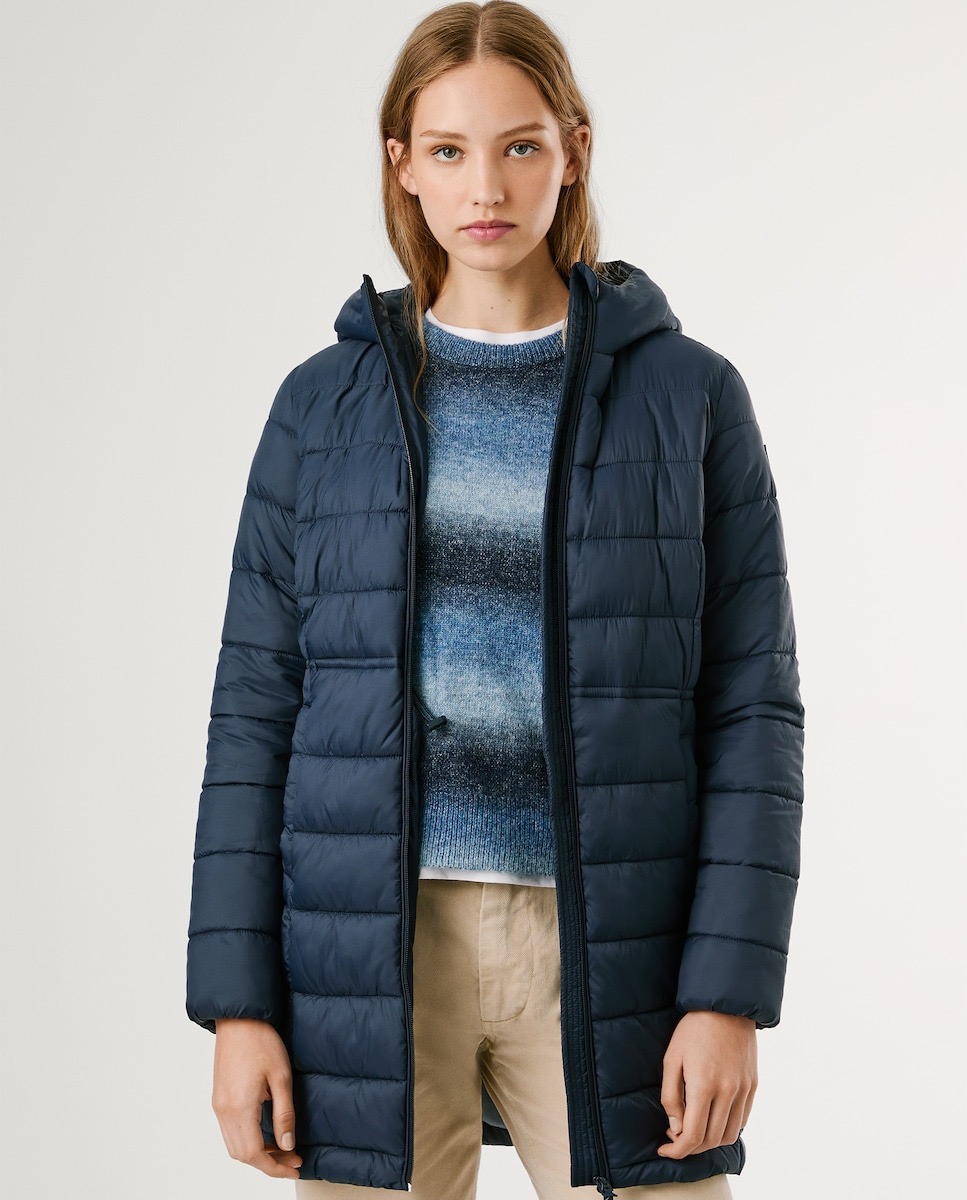 Abrigo acolchado impermeable