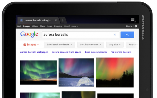 Google Search para Honeycomb