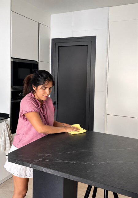 Limpieza En Cocina Moderna