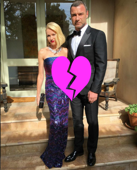 ¡Que alguien pare esto! Naomi Watts y Liev Schreiber se separan