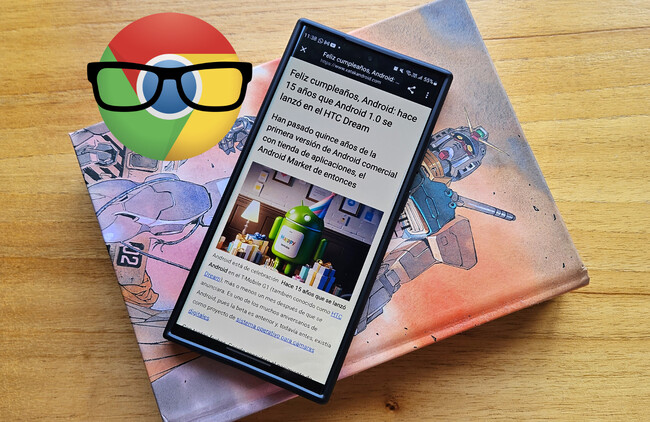 Modo Lectura Android Chrome