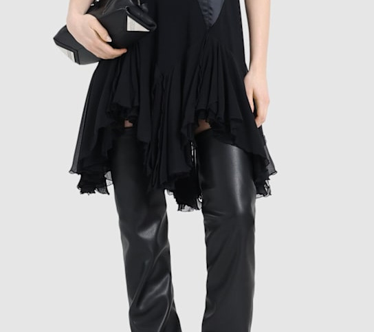 Blusa transparencias flocado