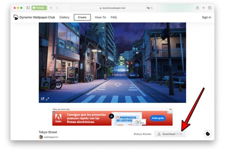 これは資金をダウンロードするために押さなければならないボタンです (「ここからダウンロード」などと書かれた広告バナーと混同しないでください)
