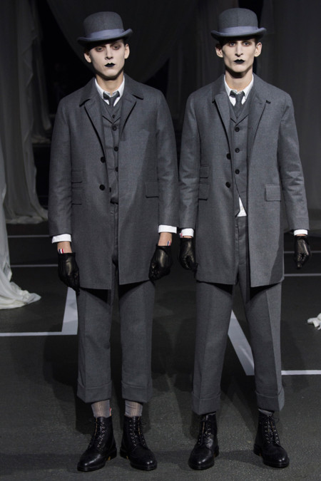 El homenaje a Rene Magritte de Thom Browne en el último desfile de la Paris Fashion Week para el otoño-invierno 2016
