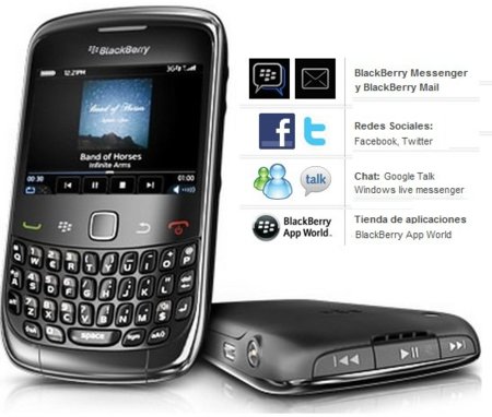 Vodafone también lanza la Blackberry Curve 3G 9300 en prepago
