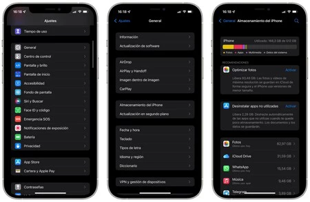 他の iPhone ストレージを確認できる場所