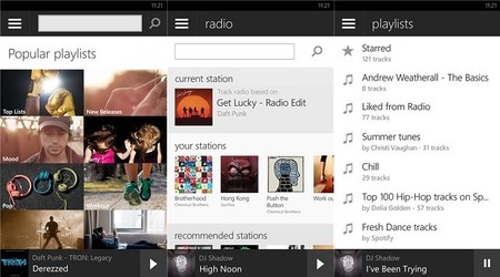 Spotify para Windows Phone renueva su interfaz y añade nuevas características