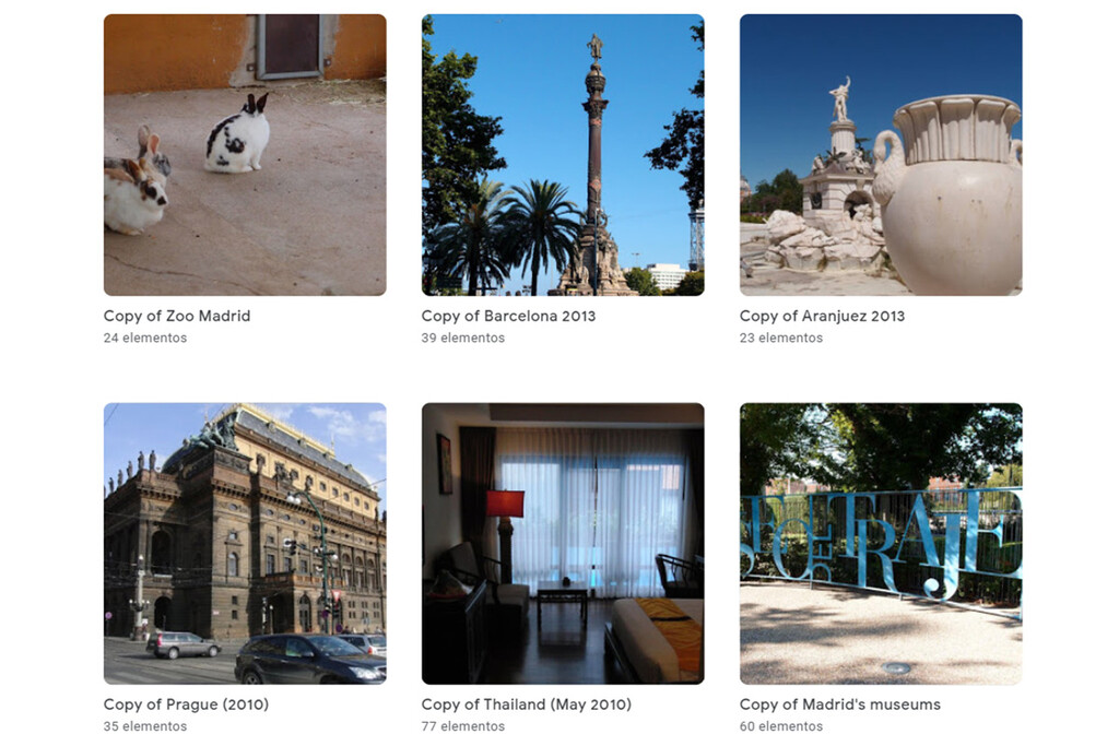 Cómo exportar algunos álbumes de Google Fotos con Google Takeout