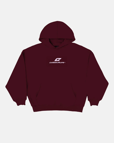 Curved Hoodie Wine Red 418105 1