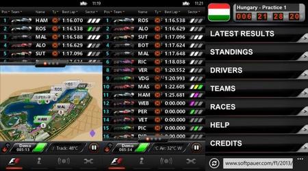 Timing ’13 CP, datos en tiempo real de la Formula 1… por 26.99 dólares