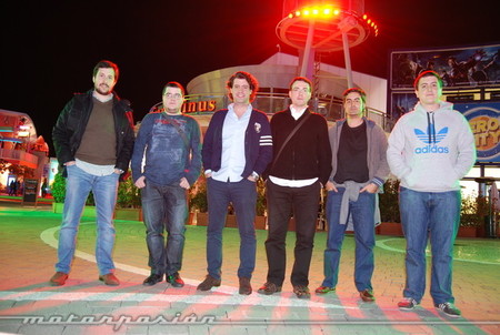 Con Manuel, Hatzive, Héctor, Pablo y Javier (2012)