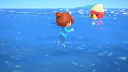 Animal Crossing: New Horizons se actualiza a la versión 1.3.0. Llega el momento de darse un baño en el océano de la isla