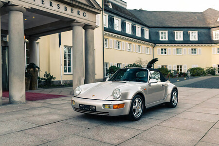 El famoso Porsche 911 Cabrio Turbo Look de Maradona en su época del Sevilla FC sale a subasta