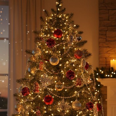 ¡Adiós a las esferas! Estas son las tendencias del 2025 para decorar tu árbol de Navidad