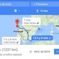 Voy para allá, pero tardaré como una hora más de lo que dice Google Maps