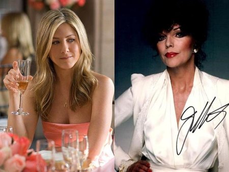 Si hay que elegir entre Angelina Jolie y Jennifer Aniston, Joan Collins lo tiene claro