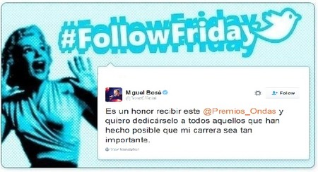 #FollowFriday de Poprosa: unos corren maratones en NY y otros recogen Premios Ondas