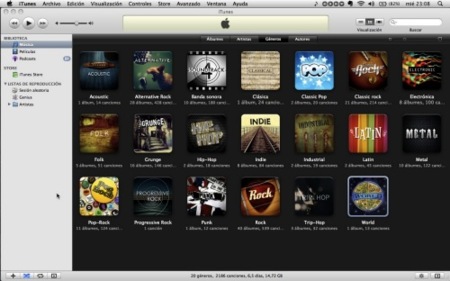Cómo añadir nuevas portadas a la vista por géneros de iTunes 8