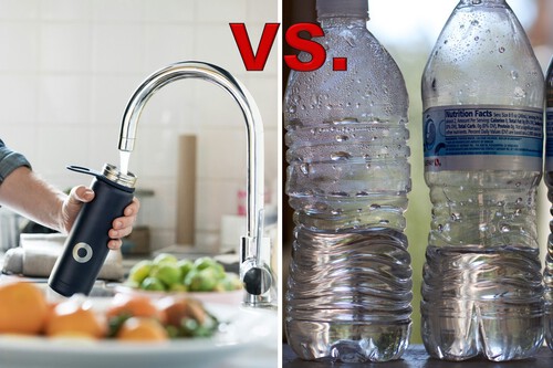 Agua del grifo o mineral embotellada en verano: cuánta hay que beber, ventajas, inconvenientes y consejos sobre cada una