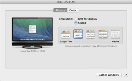 La nueva beta de OS X Mavericks trae compatibilidad para pantallas retina externas