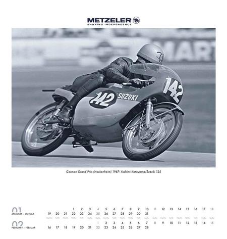 Calendario Metzeler 2015, clásico