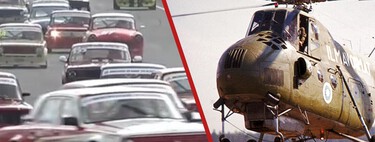 En la Guerra Fría los rusos no tenían ruedas para sus coches de carreras, pero encontraron la solución perfecta: helicópteros de combate 