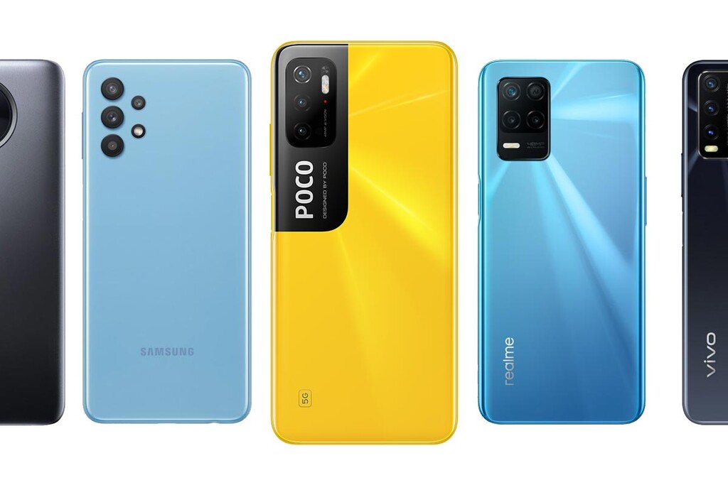 POCO M3 Pro, comparativa: así queda frente a Realme 8 5G, Redmi Note 9T, Galaxy A32 5G y otros móviles debajo de 200 euros