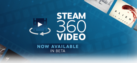 Steam apuesta por los vídeos en 360 grados de alta calidad para realidad virtual y pronto para PCs