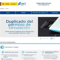 La DGT se moderniza y ya permite pedir online un duplicado del permiso de circulación, el permiso internacional, pagar multas...