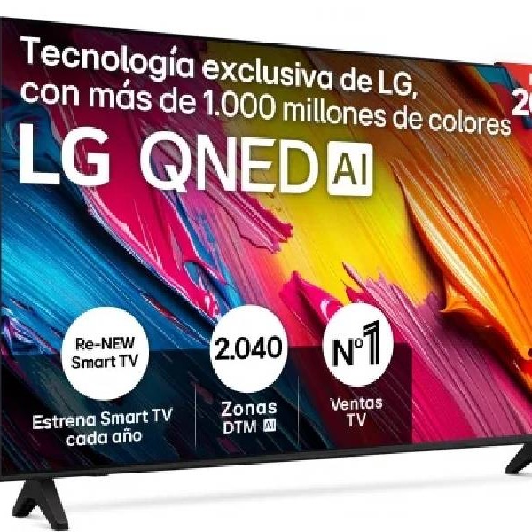 TV LG QNED AI 65QNED70A6A 65" 4K UltraHD 60Hz Smart TV WebOS HDR10 Dolby Atmos