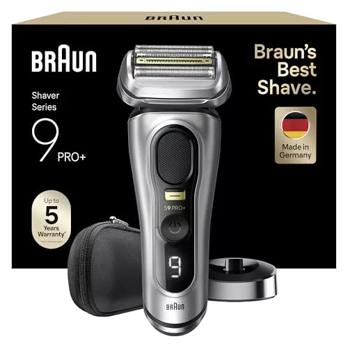 Braun Series 9 Pro+ Afeitadora Eléctrica Hombre, con Base de Carga