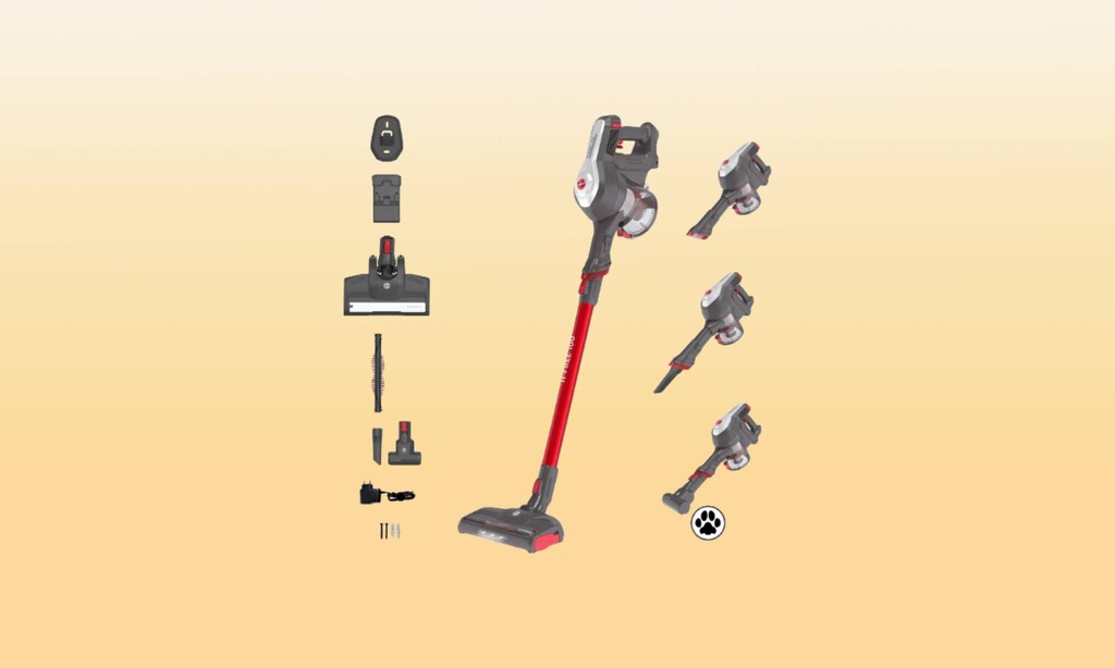 Perfecta para hogares con mascotas: esta aspiradora potente y sin cables de Hoover es un chollo en Amazon