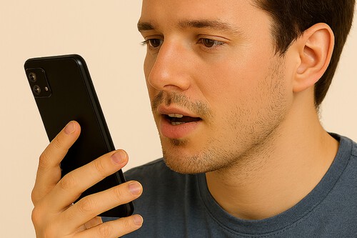 controles de voz en un Galaxy