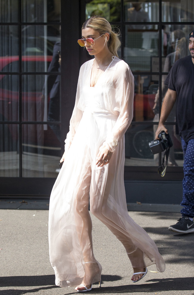 hailey baldwin vestido novia