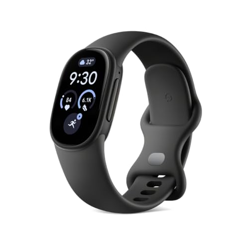 Google Fitbit Edge - Caja Negro Mate/Correa Deportiva obsidiana | Pulsera de actividad, entrenador de salud, seguimiento del sueño, pantalla intuitiva, batería de carga rápida, Android e iOS