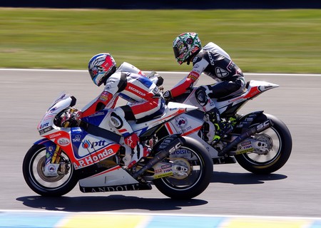 Thitipong Warokorn Louis Rossi Moto2 2014 Le Mans 14220007514