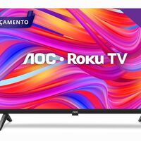 Smart TV AOC 43" com Roku TV fica mais barata em saldão relâmpago do Mercado Livre