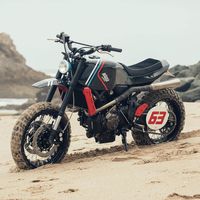 The Orbiter, la espacialmente scramblerizada Yamaha XSR700 de los portugueses Maria Motorcycles 