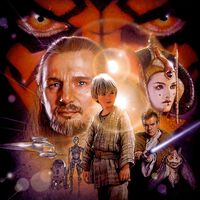 Ver cómo se hizo el póster de Star Wars: La Amenaza fantasma de manera artesanal es el regalo que hoy te mereces