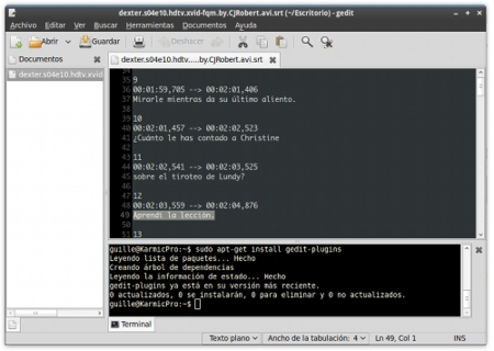 gedit: un potente editor de textos para programadores en GNOME