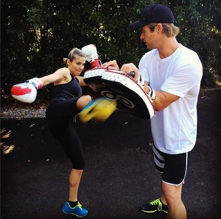 Con un entrenador como Chris Hemsworth, me pongo el chandal hasta yo