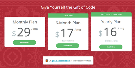 Code School Pricing Code School